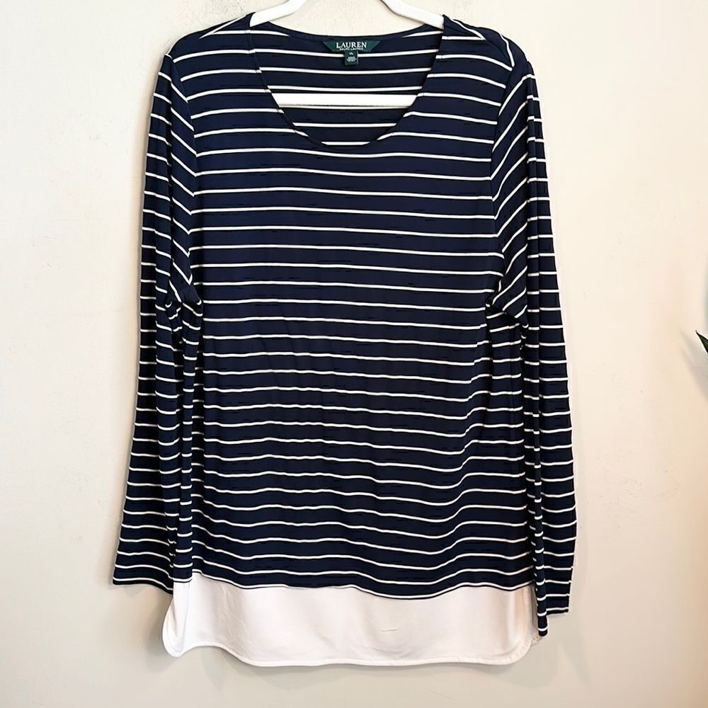 Lauren Ralph Lauren Long sleeve Shell Top XL